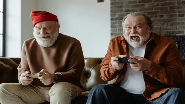 Adults Playing Online Games