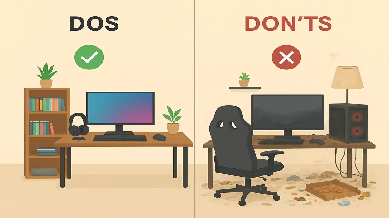 Gaming Room Dos and Don’ts