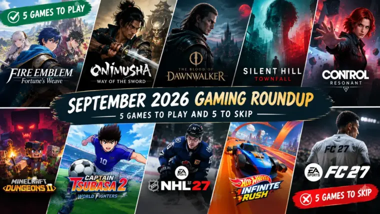 September 2026 Gaming Roundup